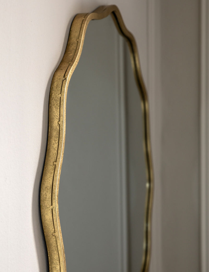 Gallery Direct Sloane round wall mirror 82cm - British product