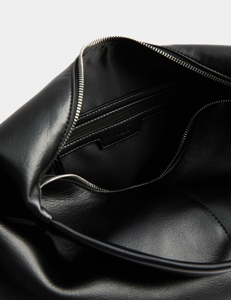 M&S slouchy top handle shoulder bag (British brand)