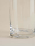 Small cylinder frill top glass vase 15cm (British brand)