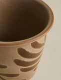 Small reactive leaf ceramic planter 17.9cm, UK version