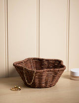 M&S Small Scallop Rattan Trinket Bowl 15 x 15 x 6 cm- Buy online at McGrocer