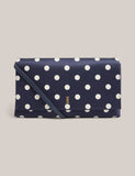 Hobbs spot print clutch bag, imported from the UK