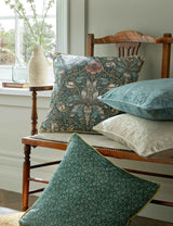 M&S William Morris At Home Spring Thicket Velvet Cushion 45x45cm- Buy online at McGrocer