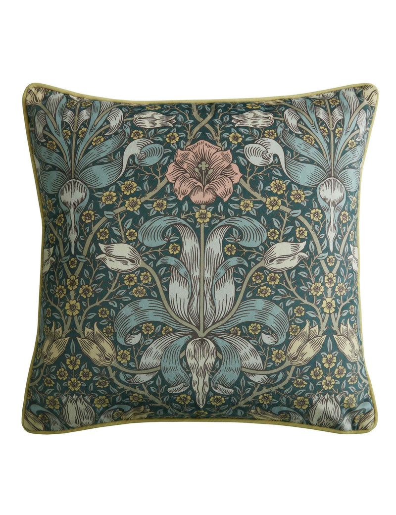 William Morris Spring Thicket Velvet cushion 45x45cm, imported from the UK