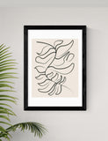 East End Prints Sprung Flower Love Child framed art print, UK version