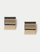 M&S Square Metal Stud Earrings- Buy online at McGrocer