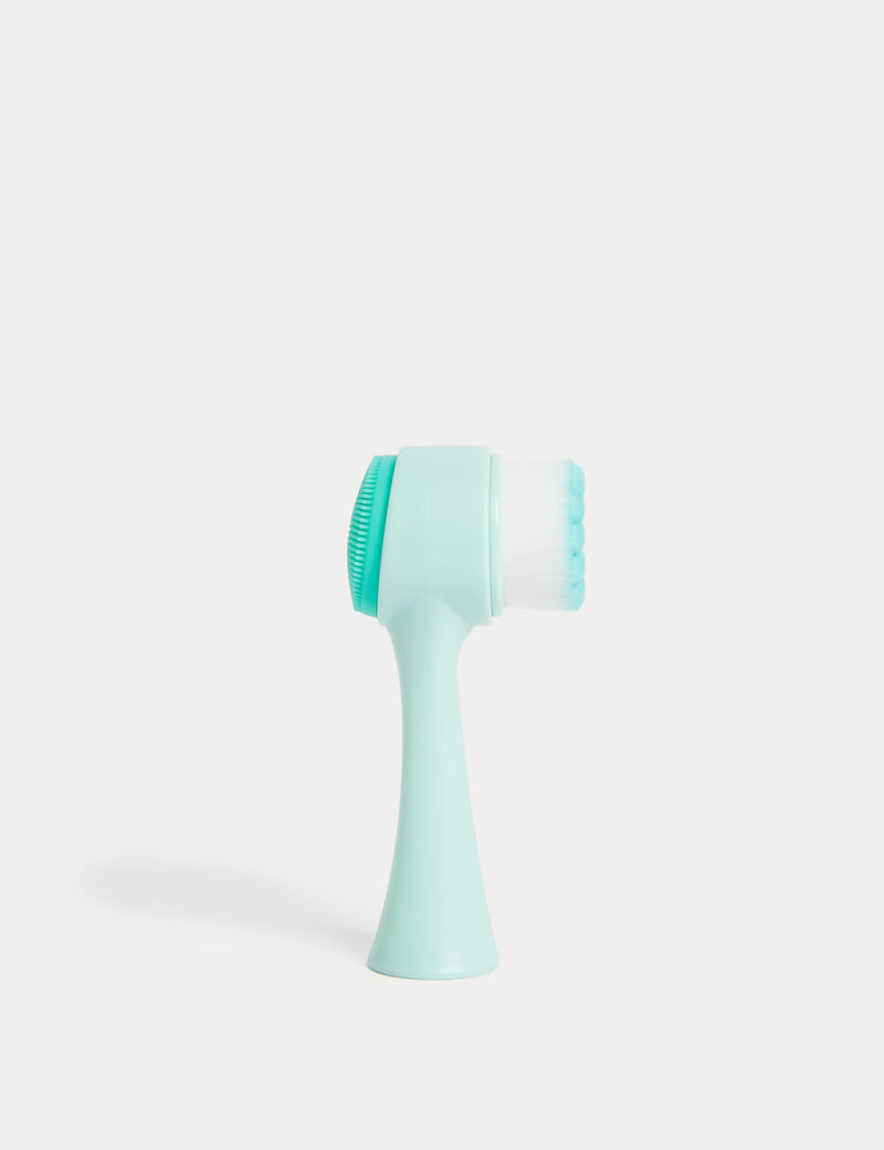 Bloom Accessories double-sided facial cleansing brush with silicone - British product