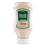 Salad cream in a squeezy bottle, imported from the UK
