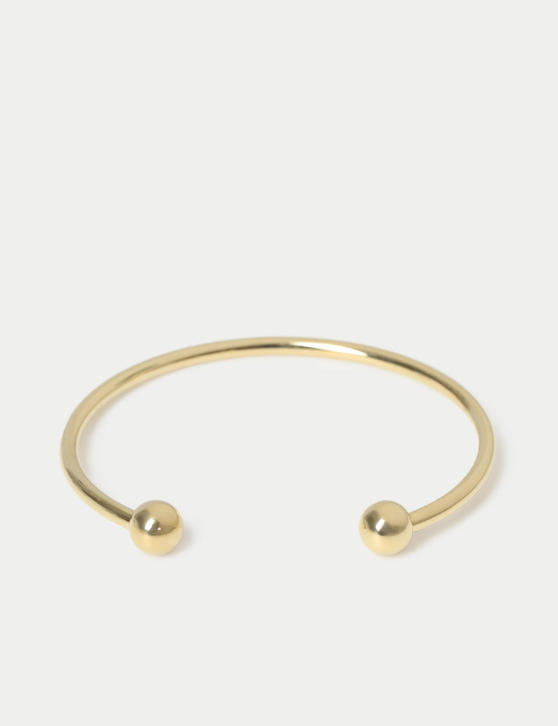 Stainless steel ball cuff bracelet - British product