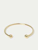 Stainless steel ball cuff bracelet - British product