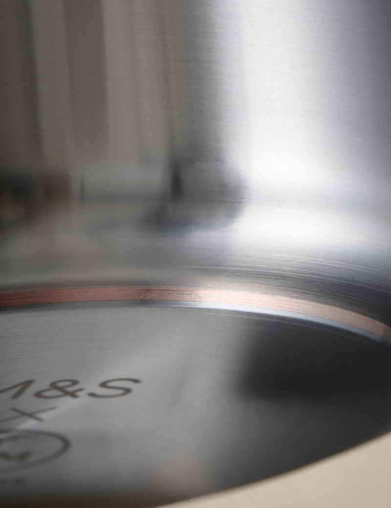 M&S Tom Kerridge stainless steel saucepan 16cm (British brand)