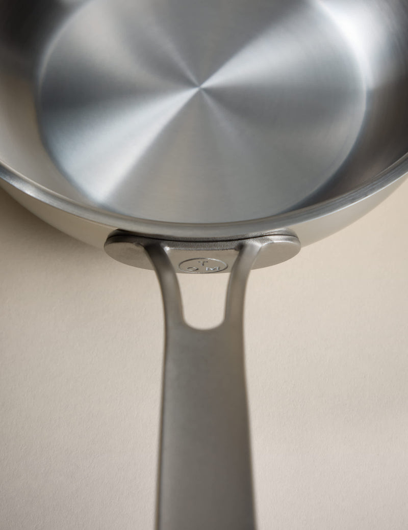 M&S stainless steel chef sauté pan 20cm, imported from the UK