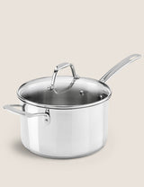 M&S Stainless Steel 20cm Large Saucepan- Buy online at McGrocer