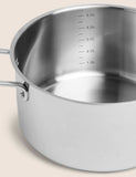 Stainless steel 24cm stock pot, imported from the UK