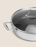 Non-stick stainless steel sauté pan 28cm (British brand)