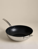 M&S Stainless Steel 30cm Wok- Buy online at McGrocer