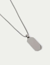 M&S Stainless Steel Dog Tag Necklace- Buy online at McGrocer