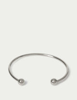 M&S Stainless Steel Gold Tone Ball Cuff Bracelet- Buy online at McGrocer