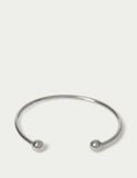 Stainless steel gold tone ball cuff bracelet, imported from the UK