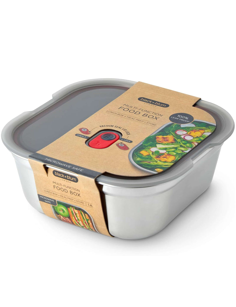 Black+Blum stainless steel lunch box 1.4 litre imported from the UK