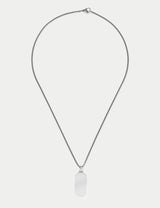 M&S Stainless Tag Pendant Necklace- Buy online at McGrocer