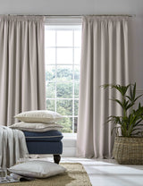 M&S Laura Ashley Stephanie Pencil Pleat Blackout Curtains- Buy online at McGrocer