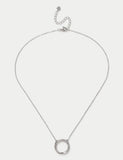 Sterling silver earring necklace set - British product