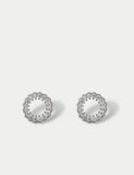 Sterling silver earring necklace set - British product