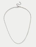 Sterling Silver Twist Necklace, UK version