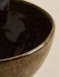 Stoneware reactive glaze cereal bowl for breakfast (British brand)