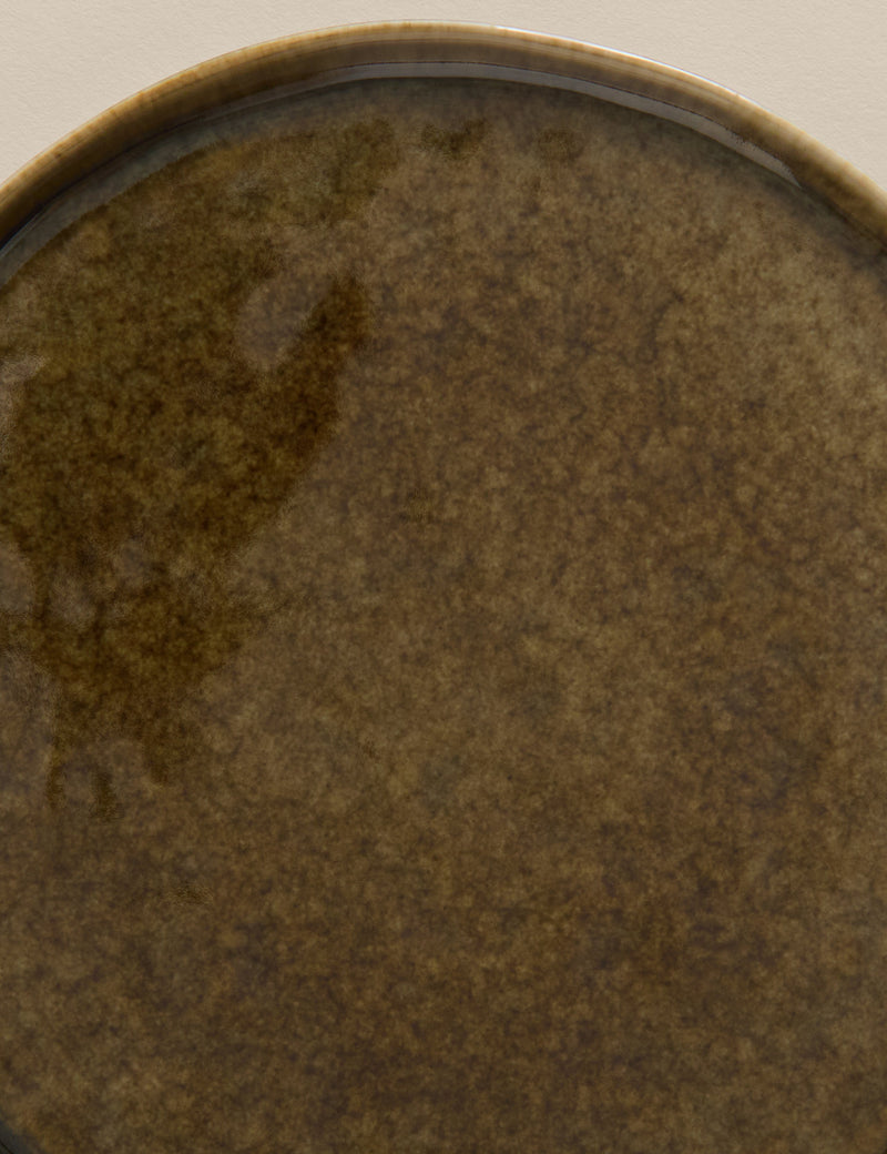 Dinner plate reactive glaze stoneware 27cm, UK version
