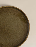 Straight side reactive glaze stoneware side plate (British brand)
