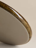 Straight side reactive glaze stoneware side plate (British brand)