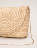 Phase Eight straw clutch bag imported from the UK