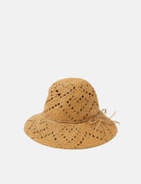 M&S Accessorize Straw Heart Bucket Hat- Buy online at McGrocer
