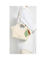 M&S Dune London Strawberry Charm Striped Cross Body Tote Bag- Buy online at McGrocer