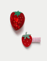 M&S Strawberry Claw with Strawberry Clip Hair Accessories- Buy online at McGrocer