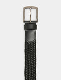 M&S stretch leather plaited belt (British brand)