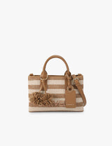 M&S Carvela Striped Mini Tote Bag- Buy online at McGrocer