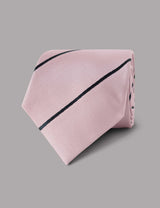 M&S Hawes & Curtis Striped Pure Silk Tie- Buy online at McGrocer