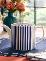 M&S Spode Striped Teapot Steccato Range 16cm- Buy online at McGrocer
