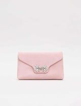 M&S Phase Eight Suede Embellished Clutch Bag- Buy online at McGrocer