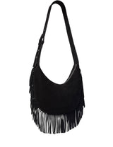 M&S Whistles Suede Fringed Shoulder Bag- Buy online at McGrocer