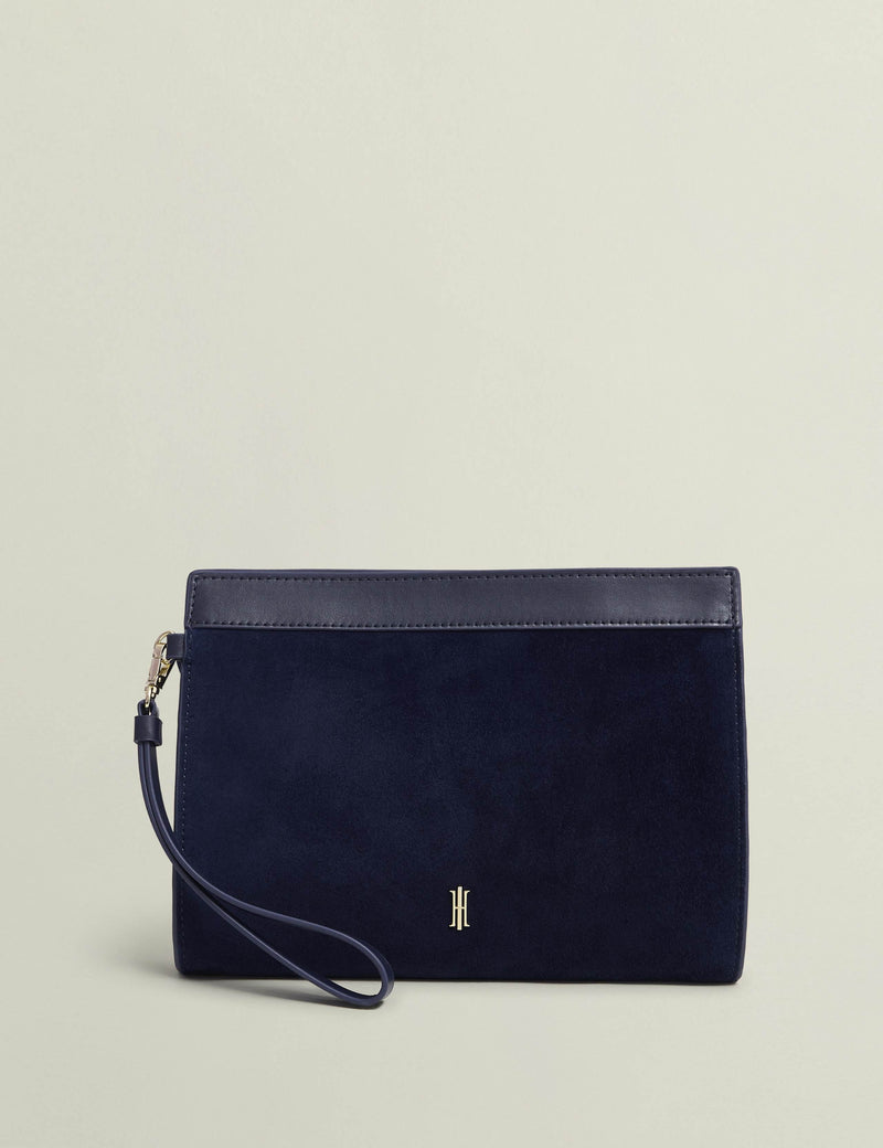 Hobbs suede wristlet pouch, UK version