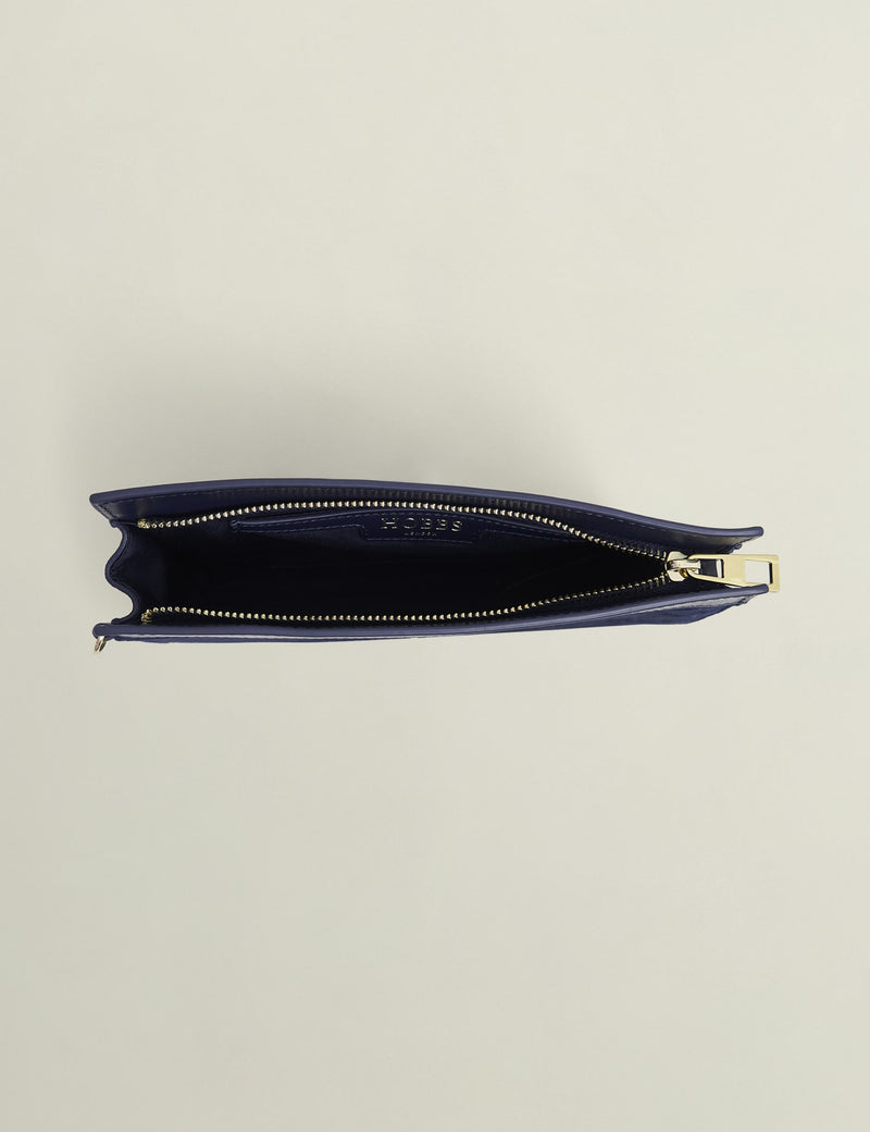 Hobbs suede wristlet pouch, UK version
