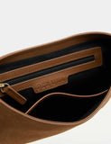 Per Una suede saddle shoulder bag - British product