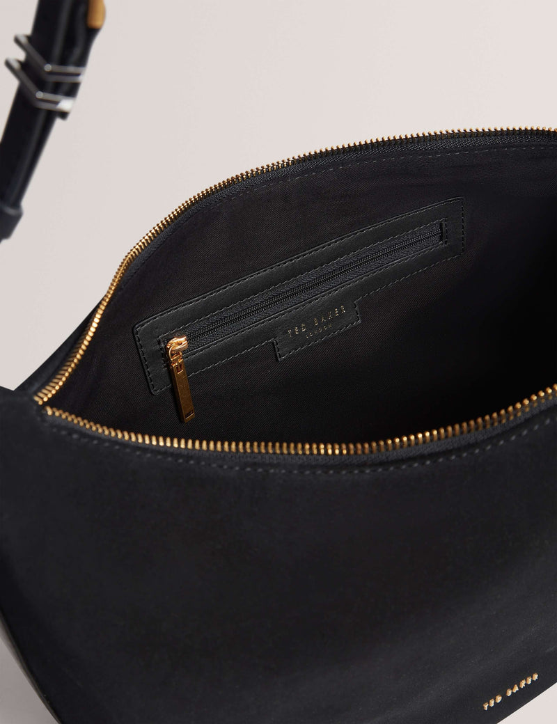 Ted Baker suede hobo shoulder bag, imported from the UK