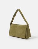 Accessorize suede shoulder bag with zip closure, imported from the UK