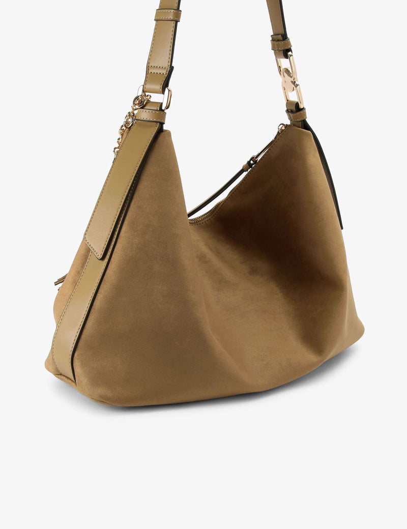 Carvela Gina Hobo shoulder bag suedette, imported from the UK