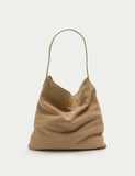 Per Una suede shoulder bag with top handle (British brand)